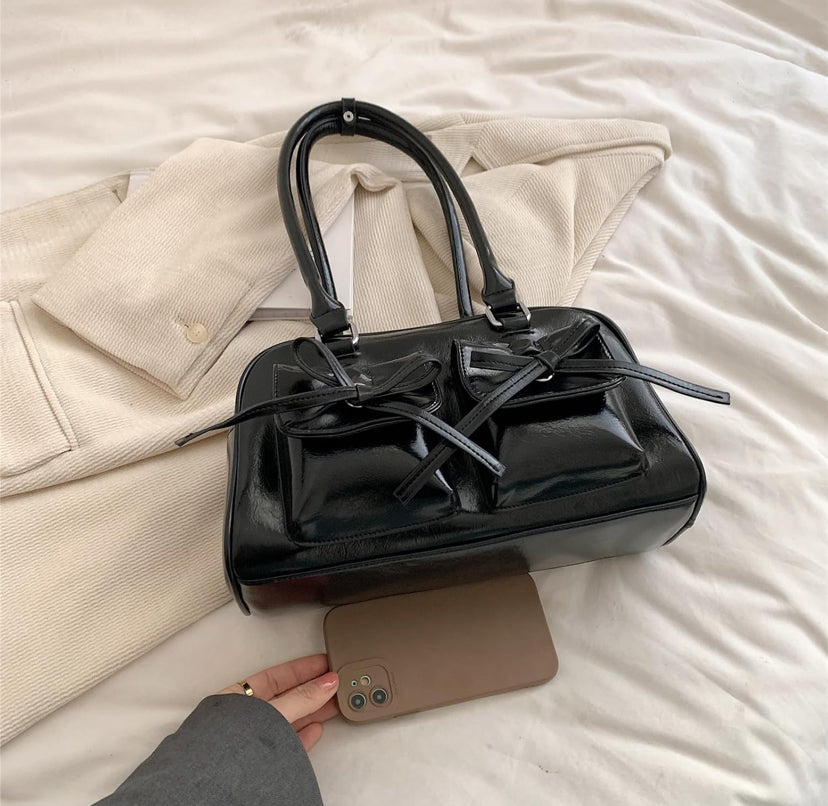 Black "coquette" bag