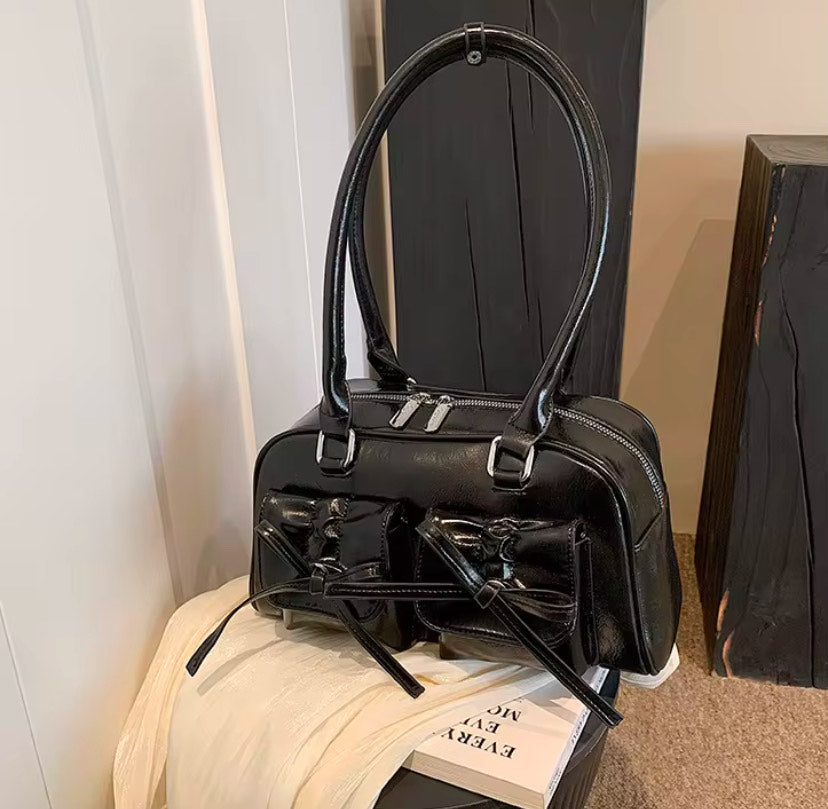 Black "coquette" bag