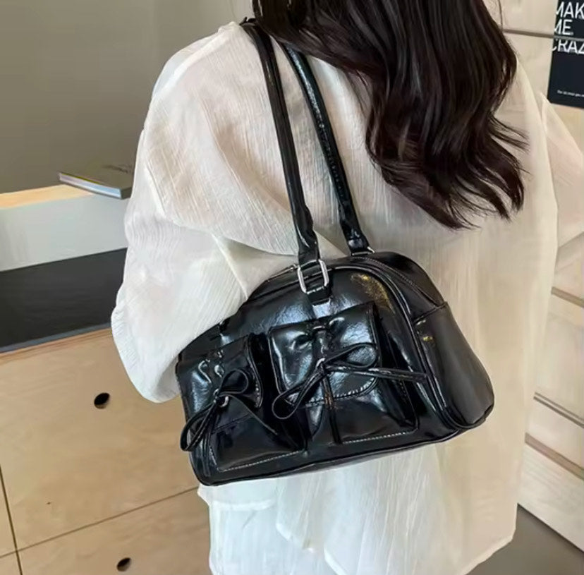 Black "coquette" bag