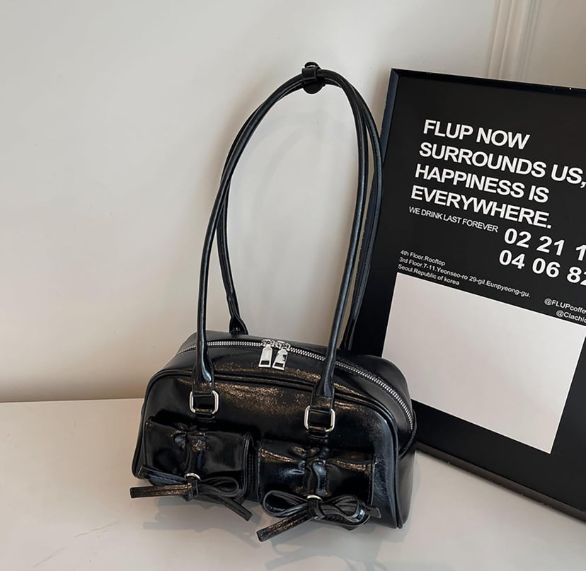 Black "coquette" bag