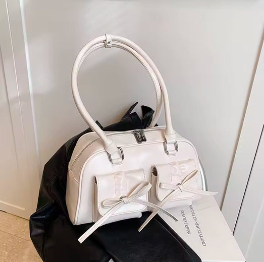 Coquette white bag